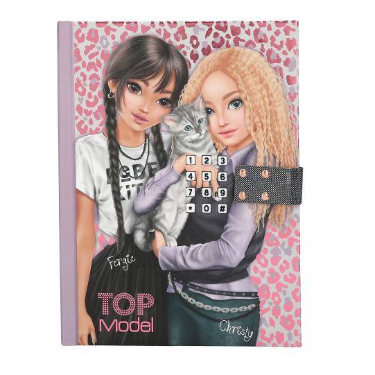 TopModel Tagebuch mit Code Rebell Kitty