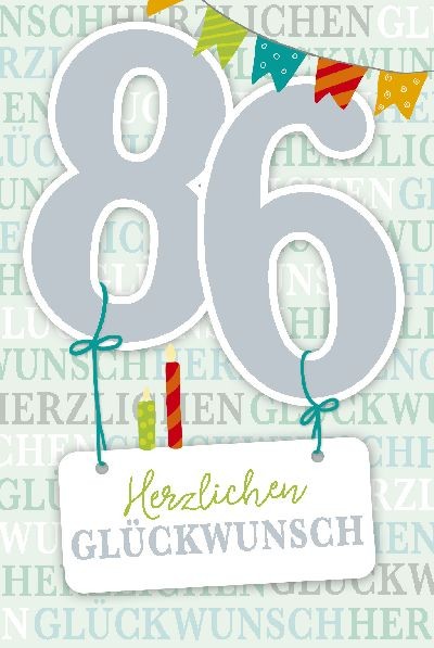 Depesche Geburtstagskarte 86geburtstag Mit Musik Geschenkewunderland 4997